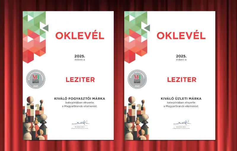 Ötödik MagyarBrands elismerését nyerte el a Leziter