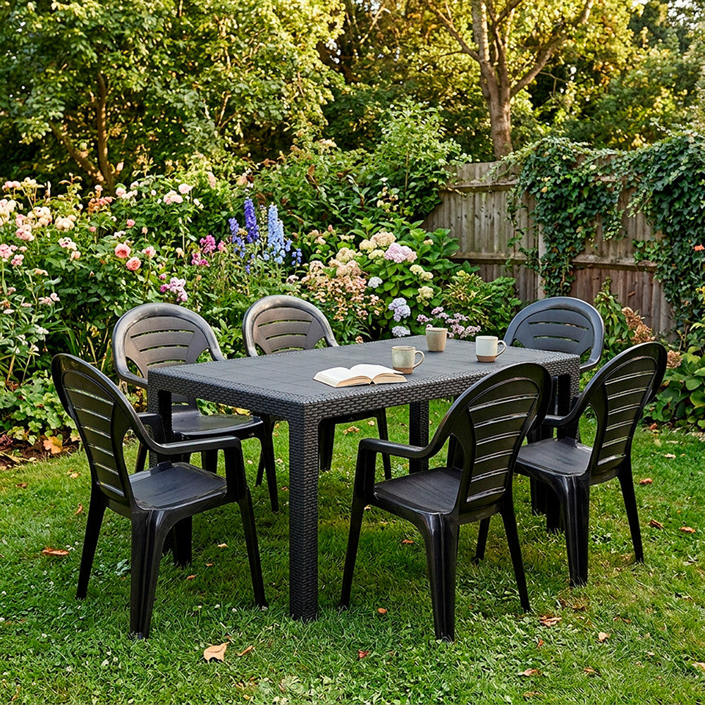 Set de mobilier de grădină Nolia 6+1 Imagine secundară a produsului