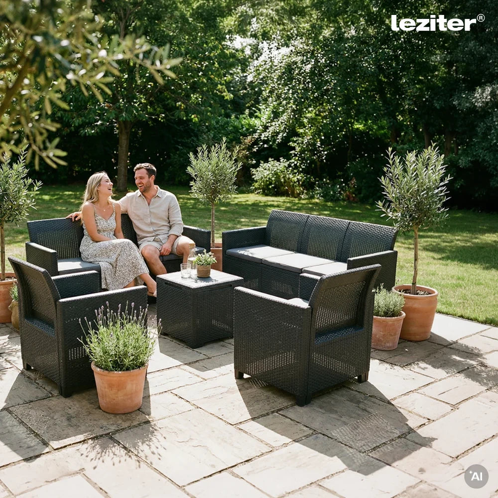 Set mobilier de grădină Claire cu 8 locuri Imagine secundară a produsului
