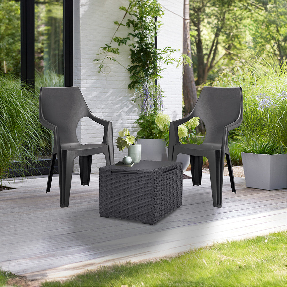 Set de mobilier de grădină Dante Balcony cu spătar înalt și masă Vigo Imagine secundară a produsului