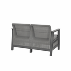 Scandi Big linea duo kerti bútor szett jute tárolós asztallal