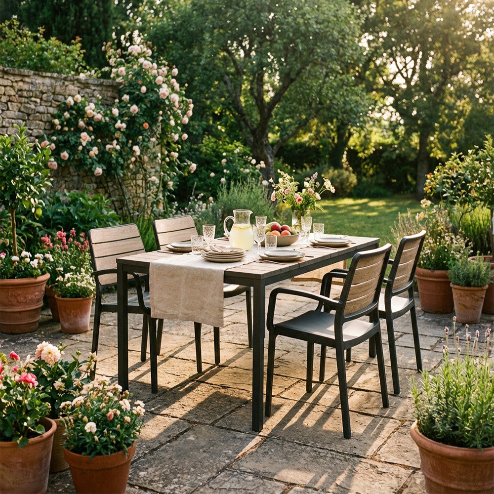 Set de mobilier de grădină Porto Nova 160, cu 4+1 brațe Imagine secundară a produsului