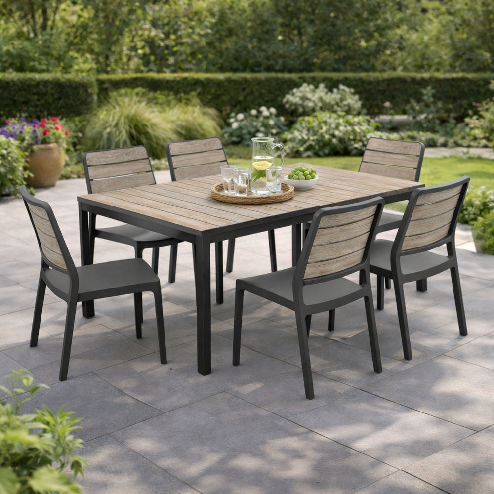Set de mobilier de grădină Porto Nova 200 6+1 Imagine secundară a produsului