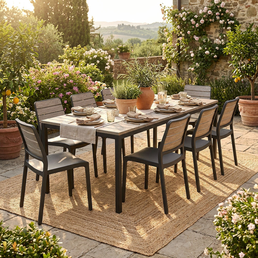 Set de mobilier de grădină Porto Nova 200 8+1 Imagine secundară a produsului