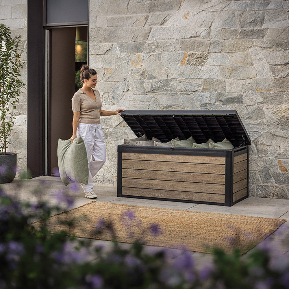 Ladă de grădină din plastic Decocoat 570 l Imagine secundară a produsului