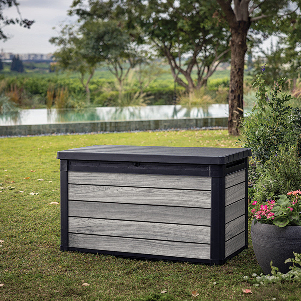 Ladă de grădină din plastic Decocoat 380 l Imagine secundară a produsului