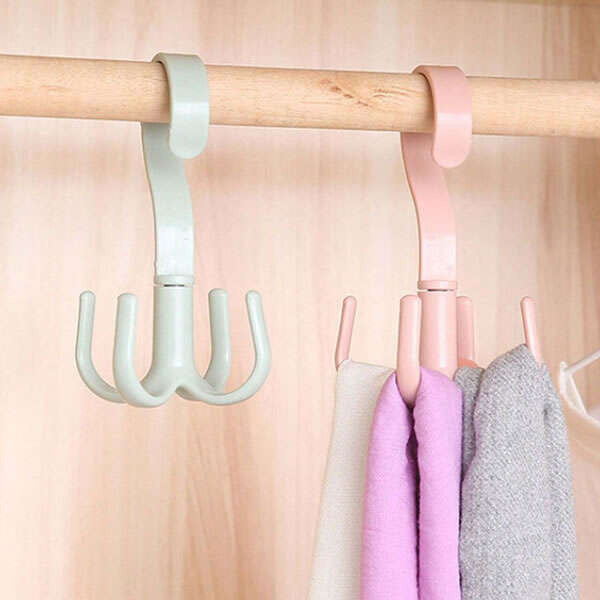 NeoHook 5 piese set de umerașe rotative pentru haine Imagine secundară a produsului