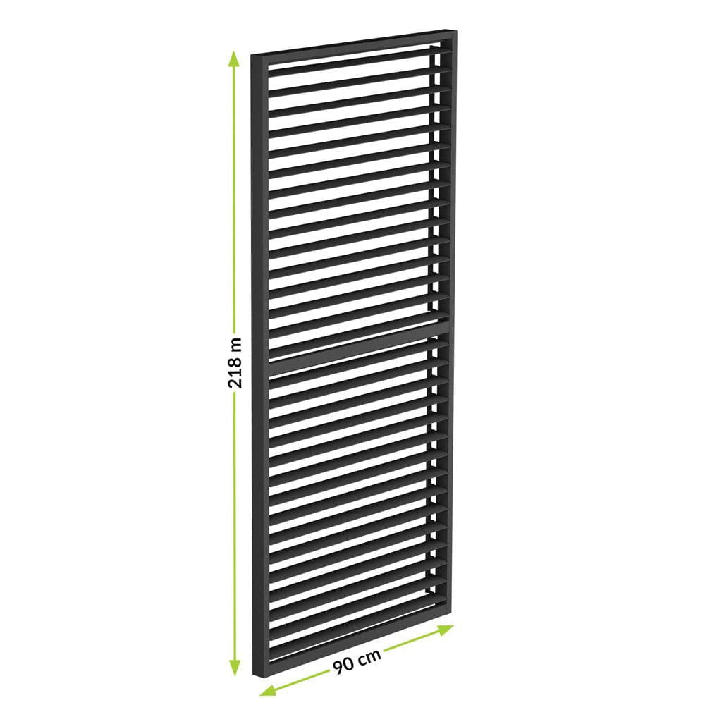 Panou lateral cu șipci LUXE (D) 90x218cm până la 3 m antracit Imagine secundară a produsului