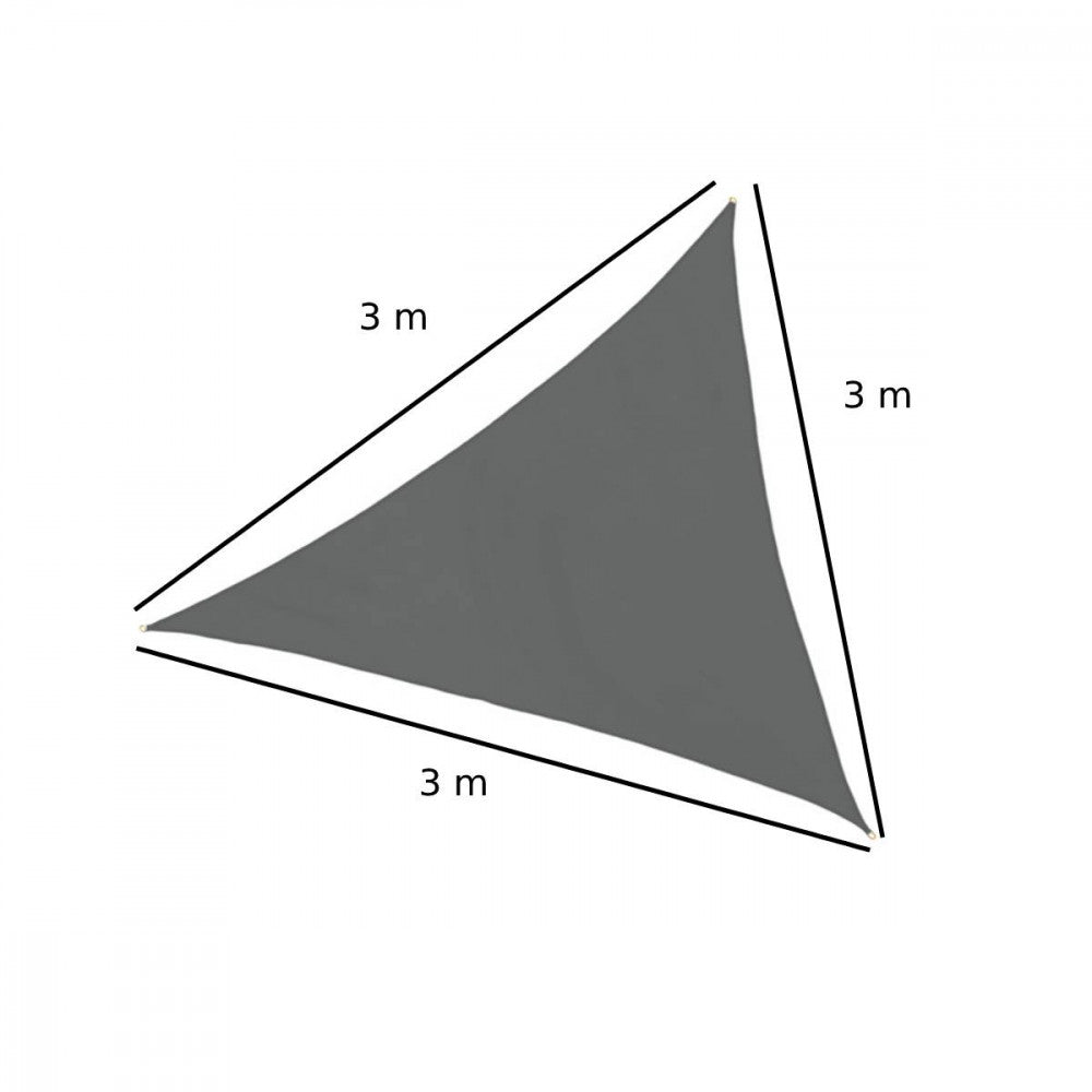 Sunflow solar naviga triunghi 3x3x3 m antracit Imagine secundară a produsului