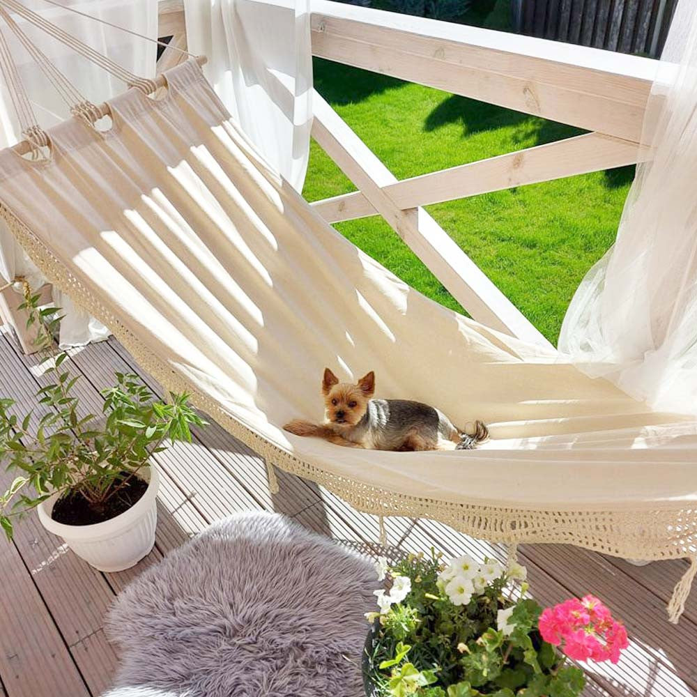 Hamac ETNO cu tijă 200x80 cm Imagine secundară a produsului