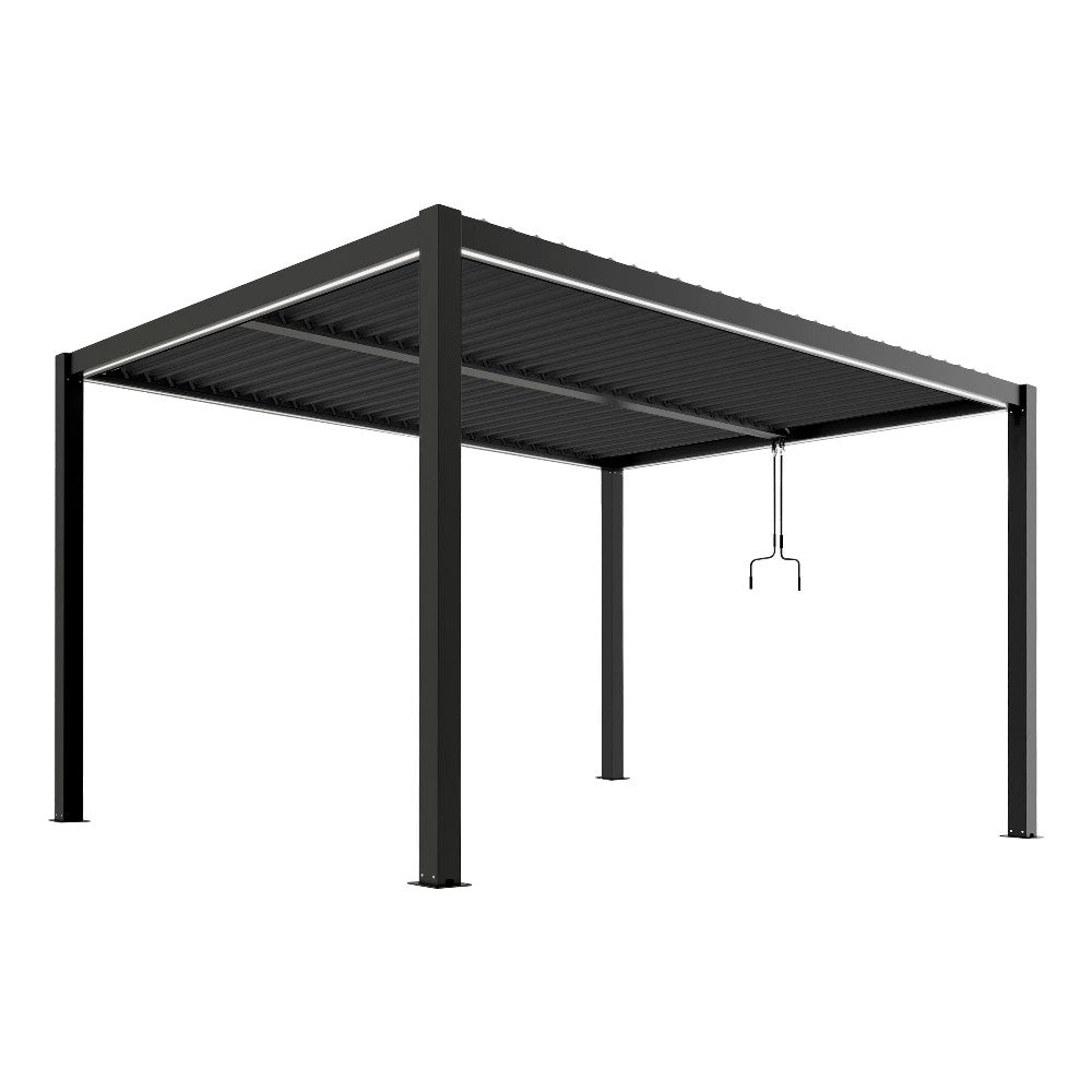 Pergolă luxoasă din aluminiu 3x4 Imagine secundară a produsului