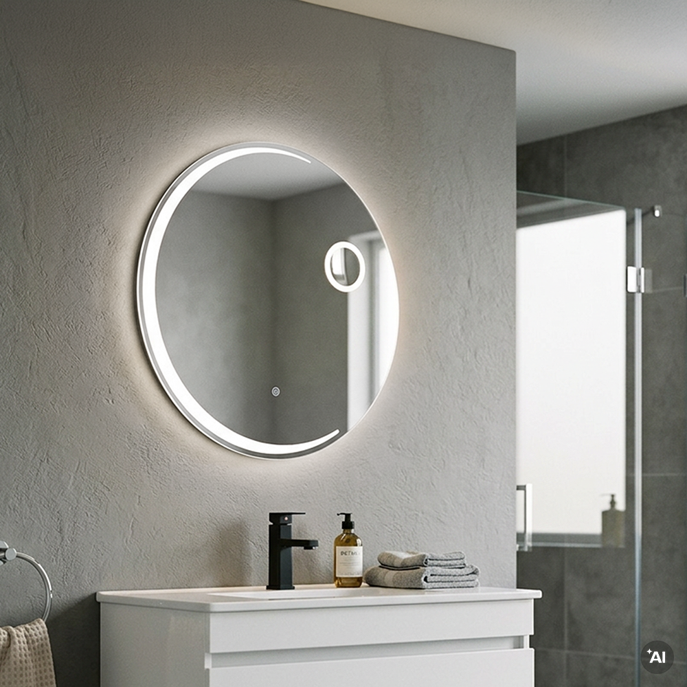 Oglindă Lea 70 cu iluminare led Imagine secundară a produsului
