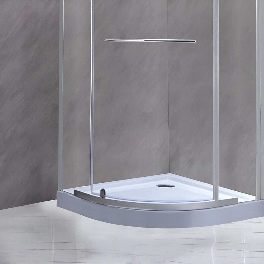 Cădiță de duș acrilică curbată Klonberg 80x80 80x80 cm Imagine secundară a produsului