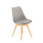 Set de sufragerie Silla 150 4+1, alb-gri