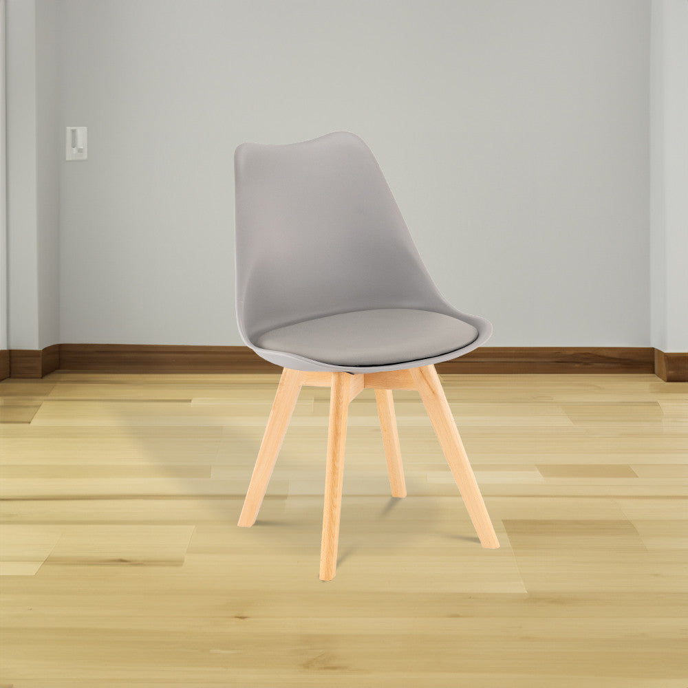 Scaun de masă Silla gri Imagine secundară a produsului