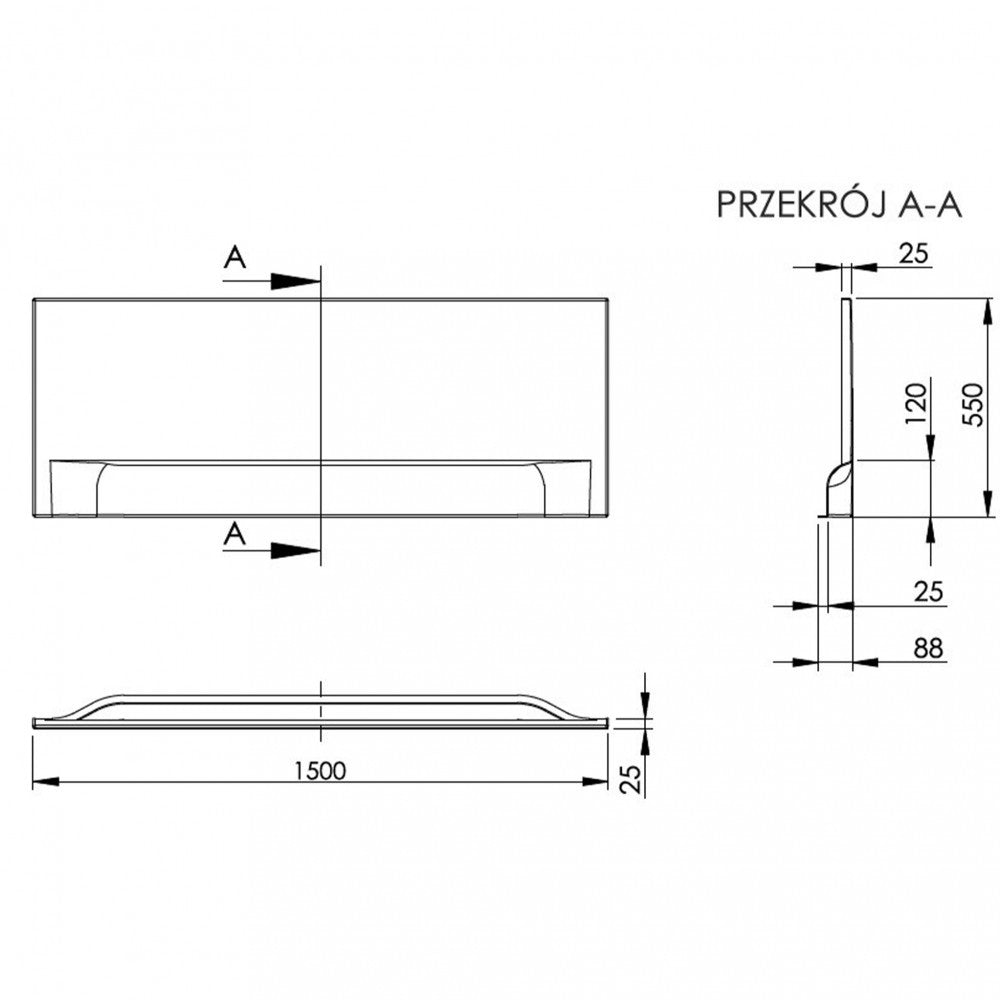 Dida/Wivea 150 – panou frontal lung Imagine secundară a produsului