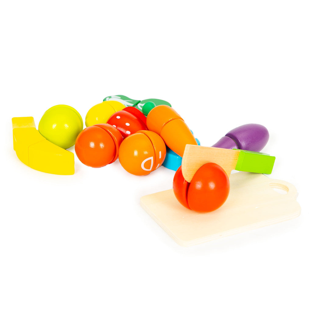 Feliator de legume și fructe din lemn 13 articole Imagine secundară a produsului