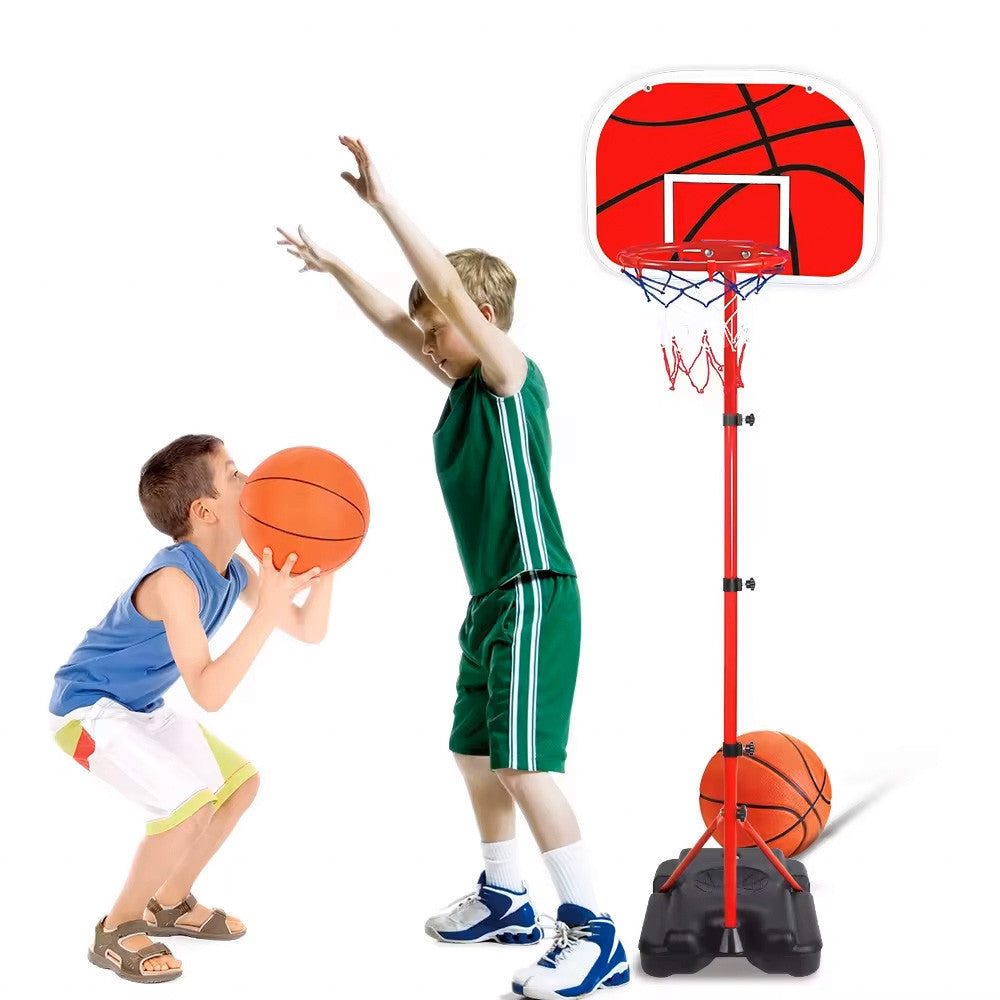 Panou de baschet pentru copii cu înălțime reglabilă, cu pompă pentru minge Imagine secundară a produsului