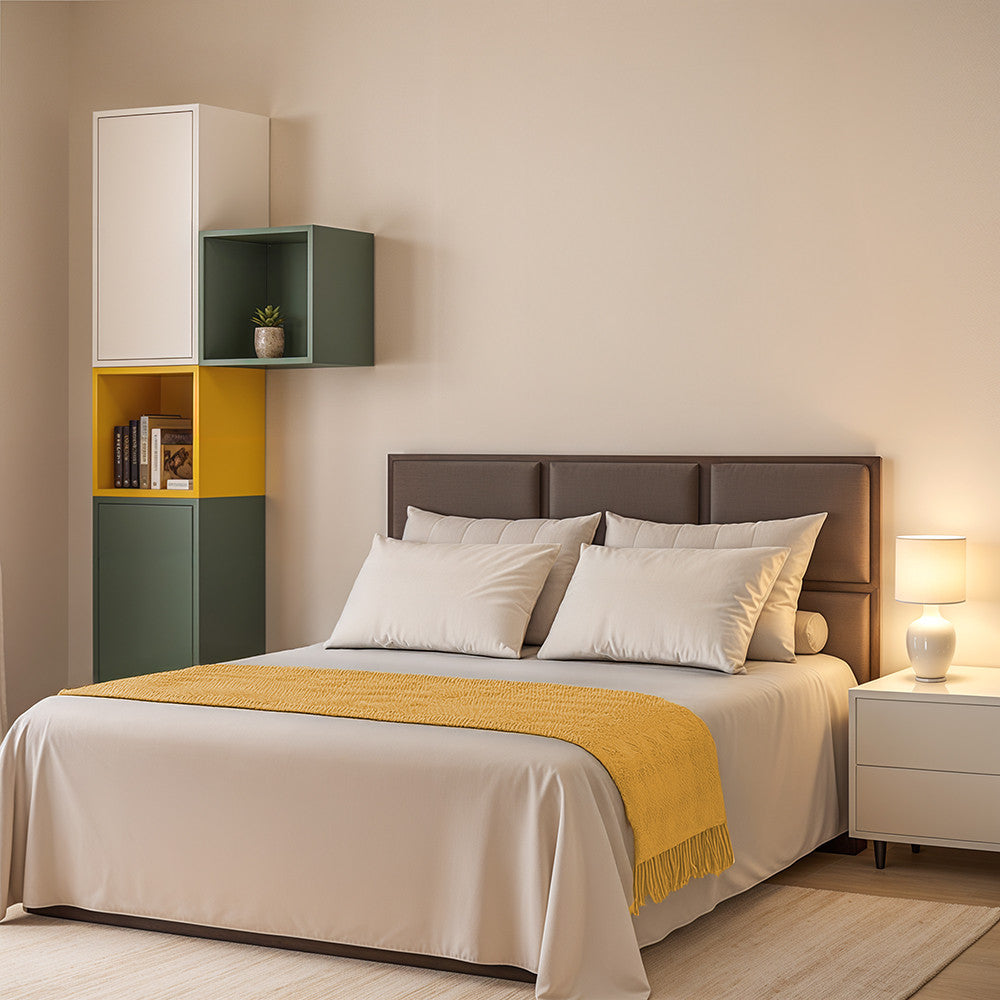 Boxie 1 ajtós fali szekrény 80x40x37 cm zöld Másodlagos kép