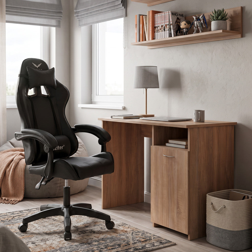 Set de birou Family One cu scaun rotativ pentru gameri Raven Imagine secundară a produsului