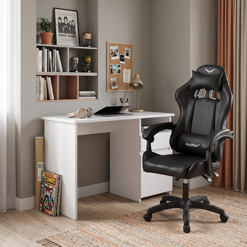 Set de birou Family Pro cu scaun rotativ pentru gameri Raven Imagine secundară a produsului