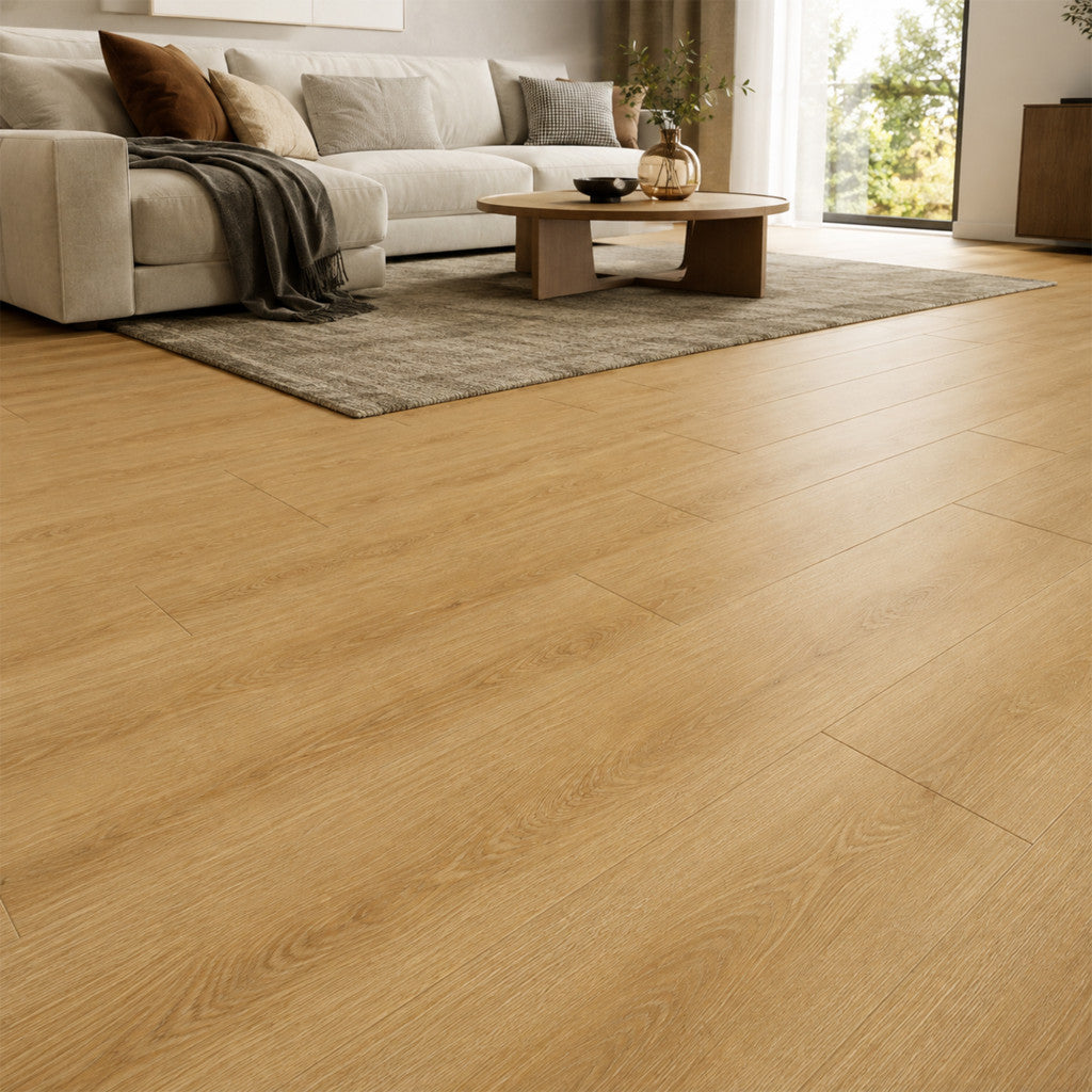 Parchet laminat Leziter din stejar de pădure, 7 mm, AC4, cu margini finisate Imagine secundară a produsului