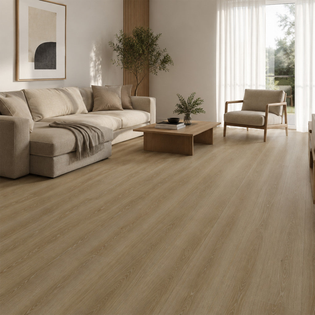 Parchet laminat Leziter din stejar de nisip, 7 mm, AC4 Imagine secundară a produsului