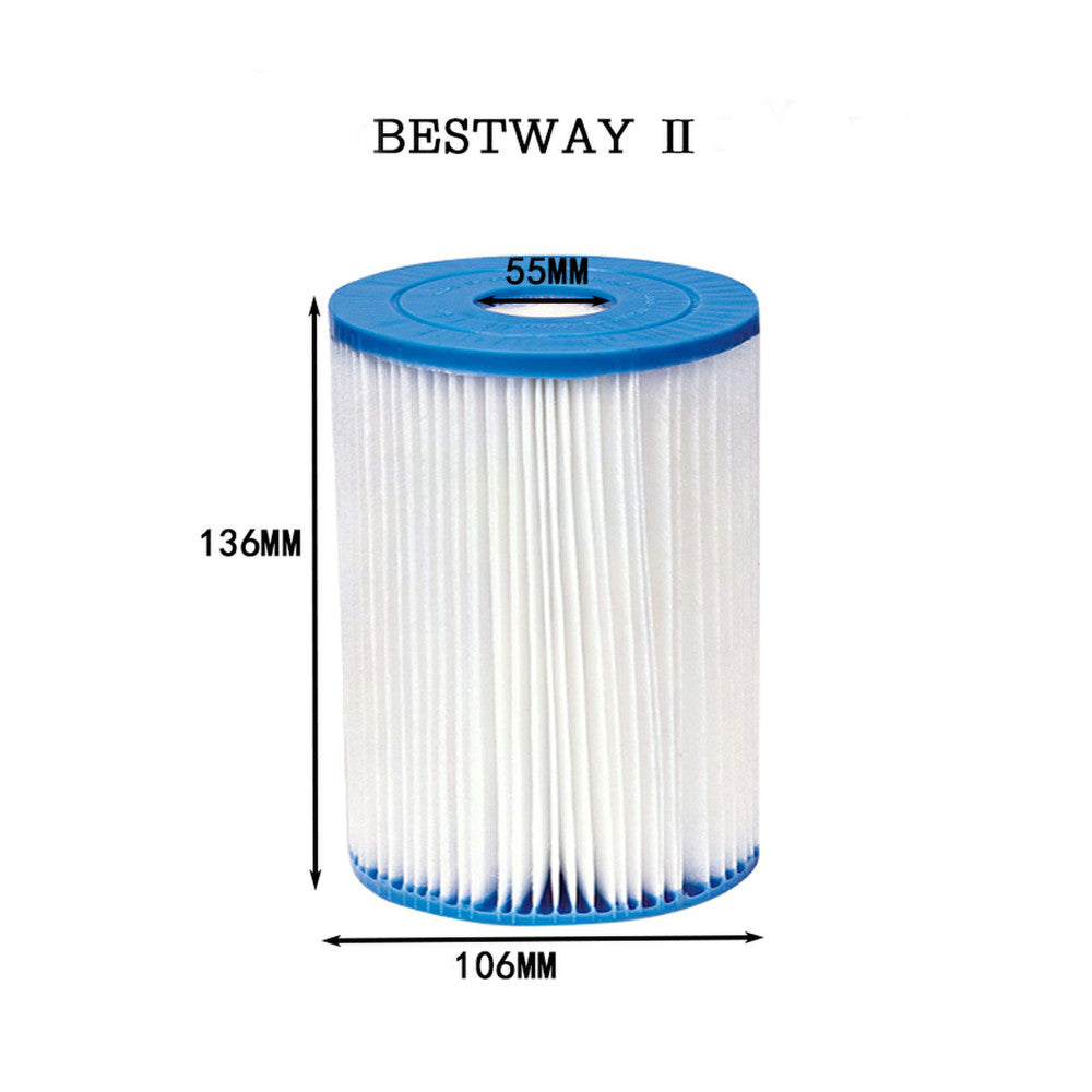 Filtru de hârtie pentru filatoare Bestway tip II Imagine secundară a produsului