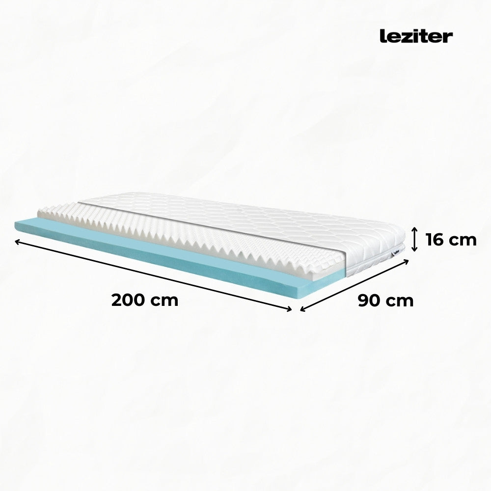 Saltea din spumă DreamX 90x200x16 Imagine secundară a produsului