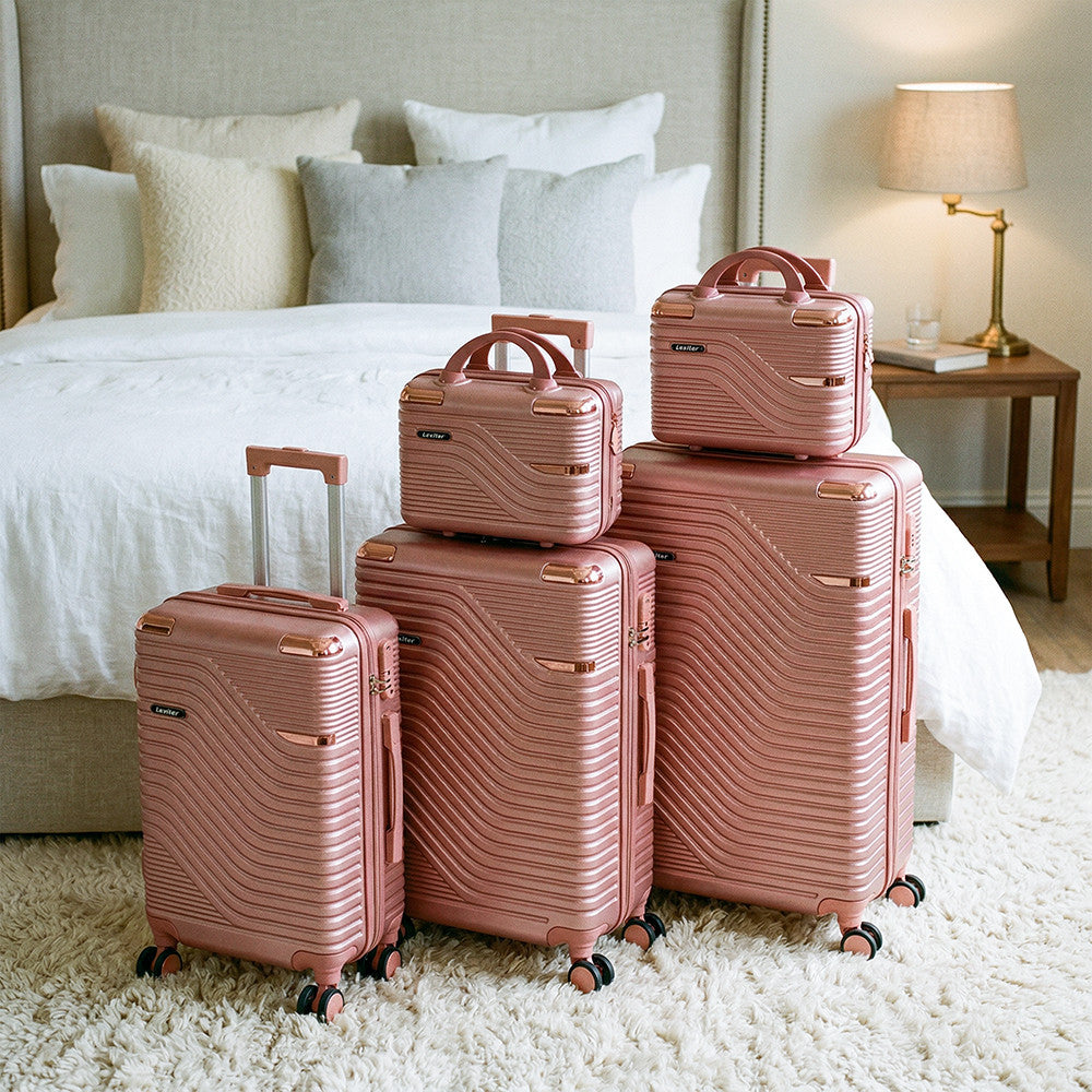 Set de valize cu roți TraveLux Urban din piele Imagine secundară a produsului
