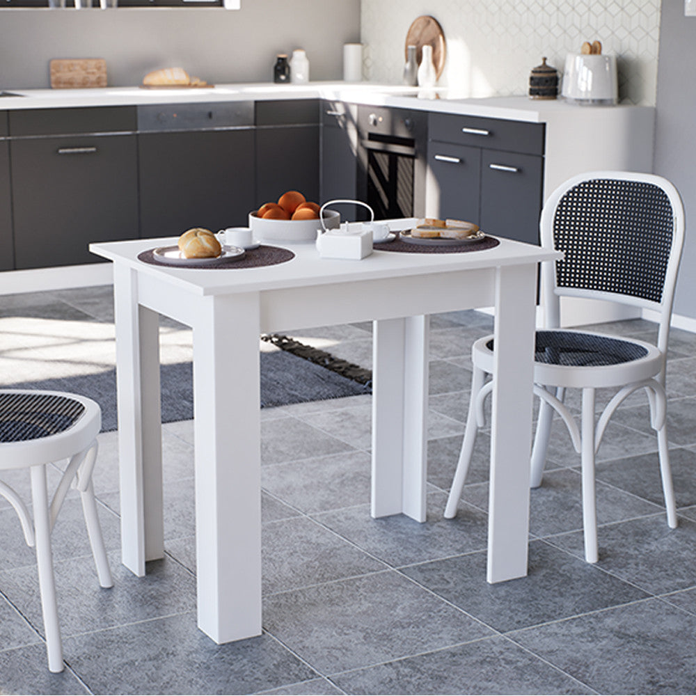 Masă de dining Yorki Standard 86x60 cm albă Imagine secundară a produsului