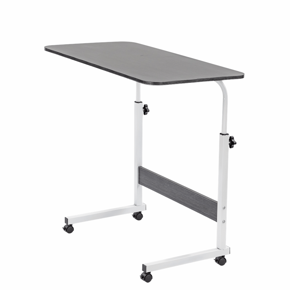 Masă pentru laptop cu înălțime reglabilă 80x40 cm negru