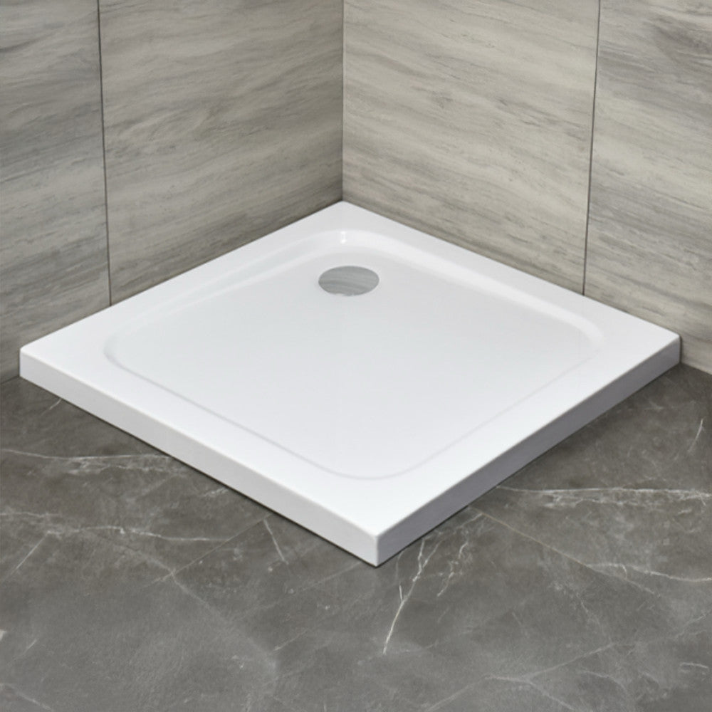 Modena Slim pătrat scăzut acrilic cabină de duș 100x100 cm Imagine secundară a produsului