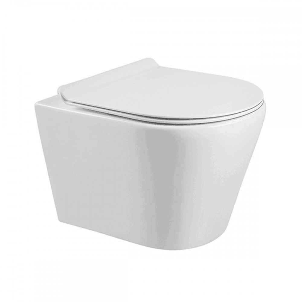 Falba építhető WC tartály szett fehér fali WC-csészéje soft close ülőkével - Homelux, ROYASET_WT-1_R-021W