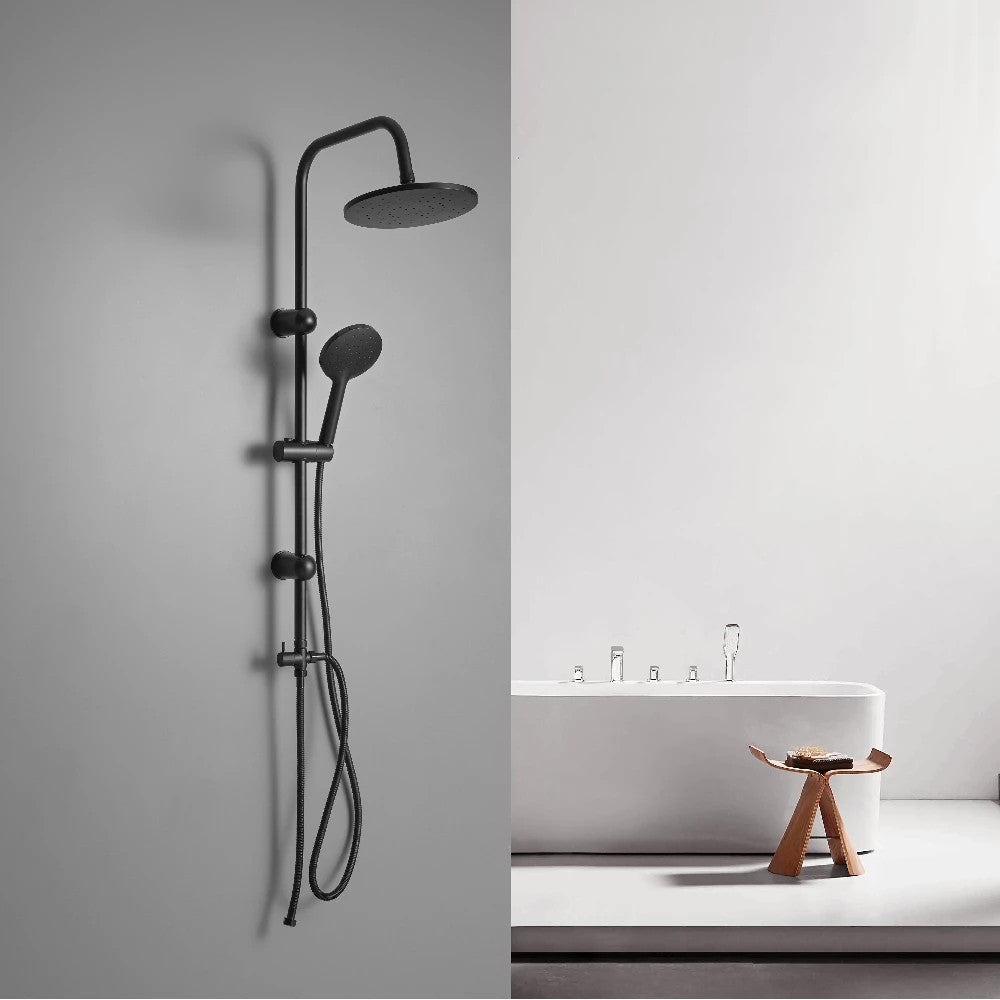Set de duș Corina Black fără baterie Imagine secundară a produsului