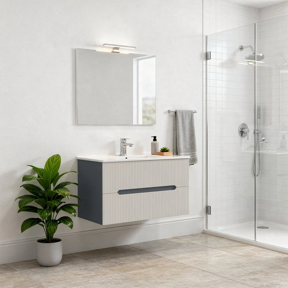 Set mobilier baie Trent 80 Imagine secundară a produsului
