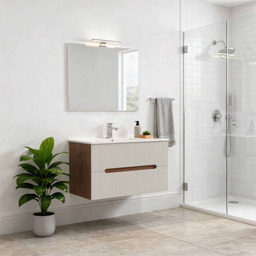 Set mobilier baie Trent 80 Imagine secundară a produsului