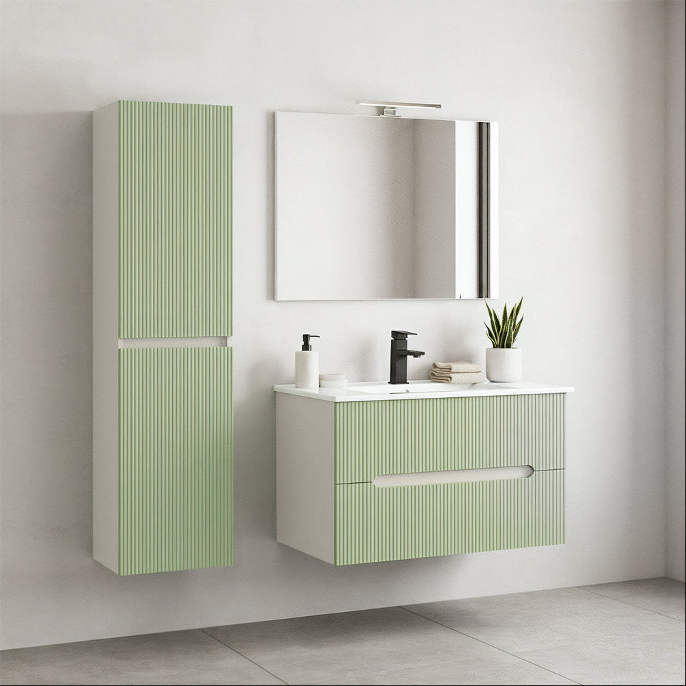Fürdőszoba fali szekrény modern fürdőszobai összeállításban - Homelux, TRENTM35FVZ