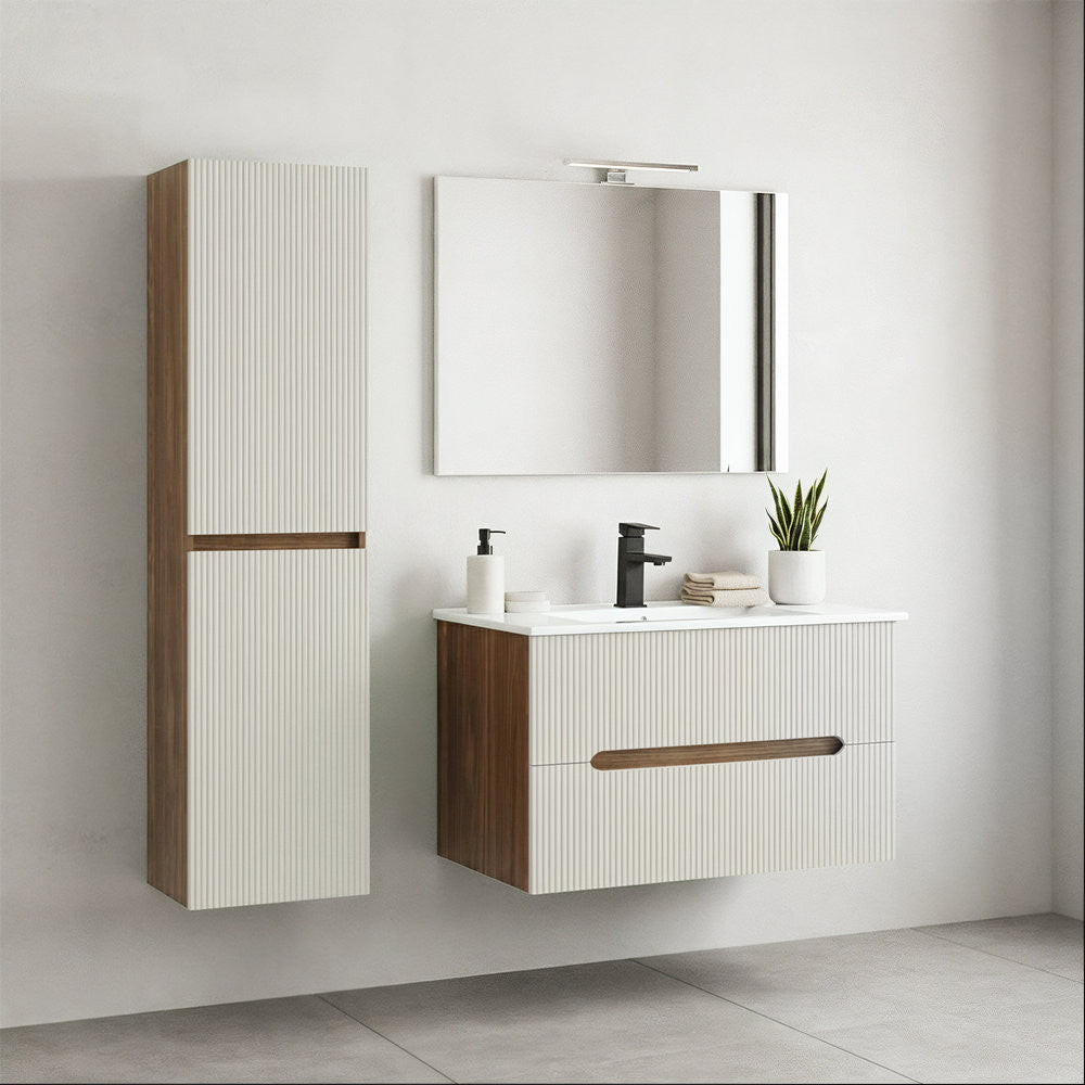 Fürdőszoba fali szekrény modern fürdőszobai berendezésben - Homelux, TRENTM35SSTF