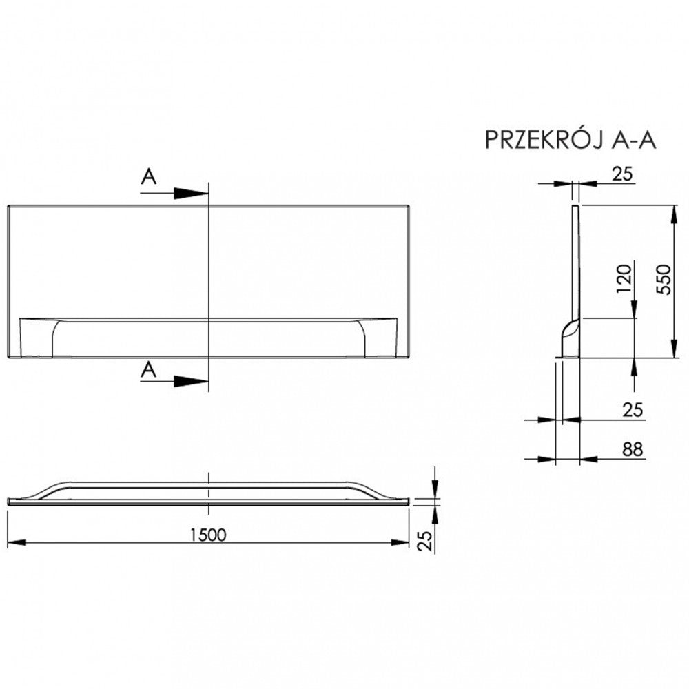 Wivea 150 Panou frontal lung Imagine secundară a produsului