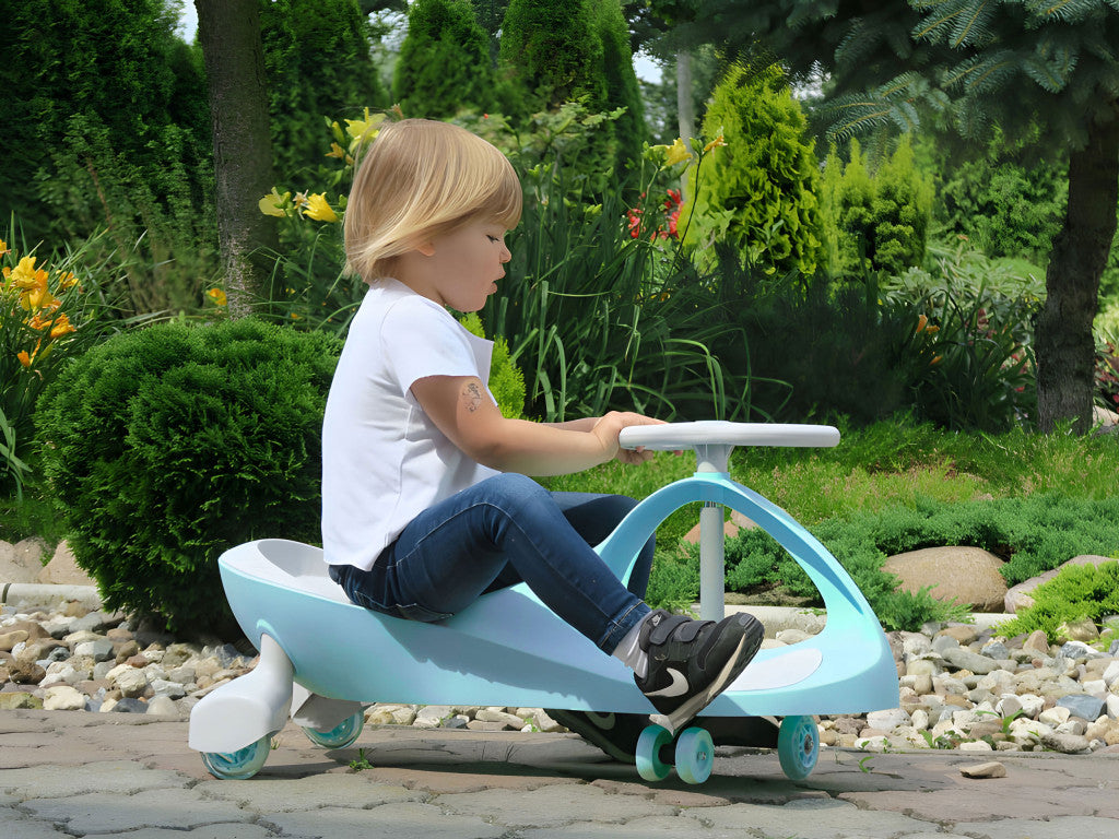 Bobo Car vehicul cu roți LED albastru Imagine secundară a produsului